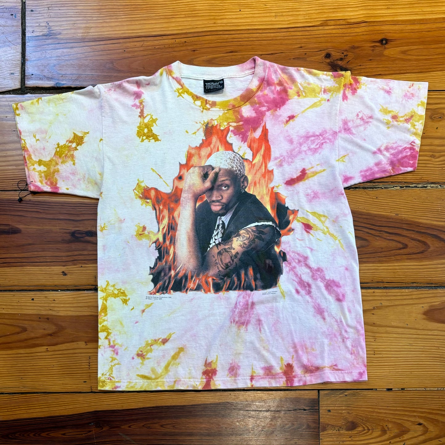 1996 Tye-Dye Rodman Tee