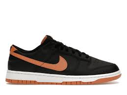 Nike Dunk low Black Amber Brown