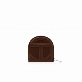Telfar wallet chocolate